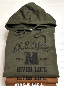 MRL Logo Unisex Hoodie - ARMY GREEN