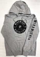 MRL Circle Logo Unisex Hoodie - Vintage Logo GREY/BLACK