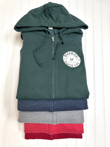 MRL Unisex Zip Hoodie - Vintage Logo - GREEN