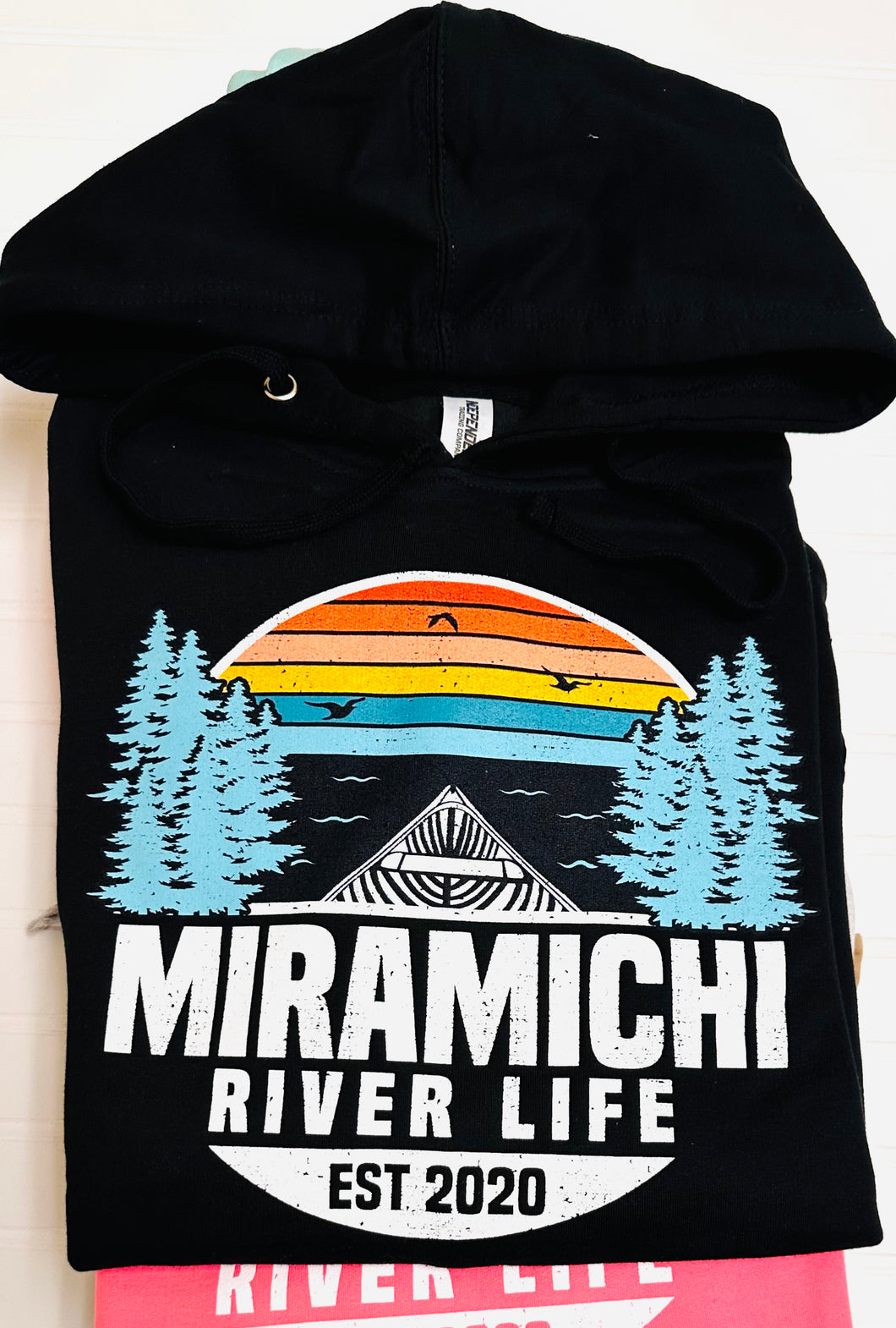 MRL Canoe Unisex Hoodie - BLACK