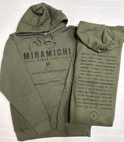 MRL SAYINGS Unisex Hoodie - ARMY GREEN